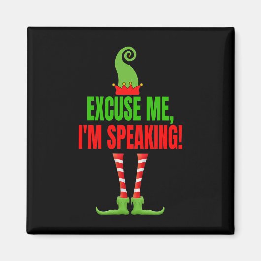 Entschuldigen Sie, ich#39;m Speaking Funny Kamala Magnet (Vorne)