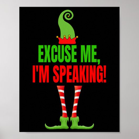 Entschuldigen Sie, ich#39;m Speaking Funny Kamala Poster (Vorne)