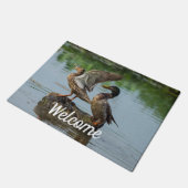 Entschuldigen Sie, ich bin willkommen Fußmatte (Schrägansicht)