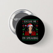 Entschuldigen Sie, ich spreche zu Weihnachten Kama Button (Vorne & Hinten)
