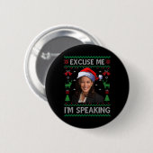 Entschuldigen Sie, ich spreche zu Weihnachten Kama Button (Vorne & Hinten)