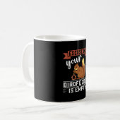 Entschuldigen Sie, Ihr Vogel-Feeder ist leerer 2-E Kaffeetasse (Vorderseite Links)
