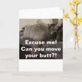 Entschuldigen Sie? Kannst du deinen Hintern bewege Karte (Gelbe Blume)