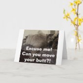 Entschuldigen Sie? Kannst du deinen Hintern bewege Karte (Gelbe Blume)