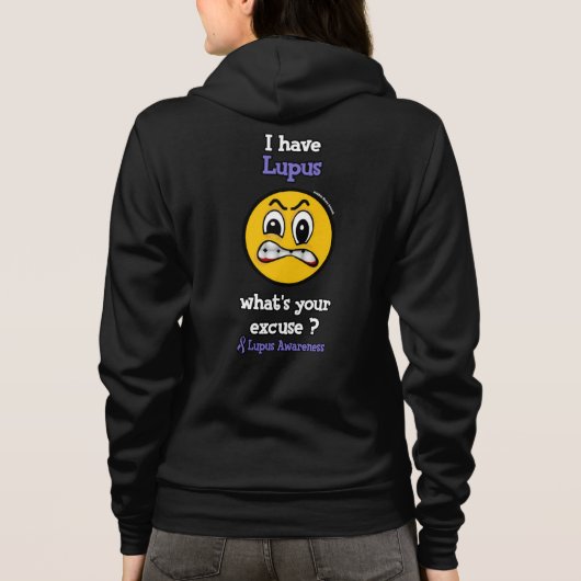 Entschuldigen Sie... Lupus Hoodie (Rückseite)
