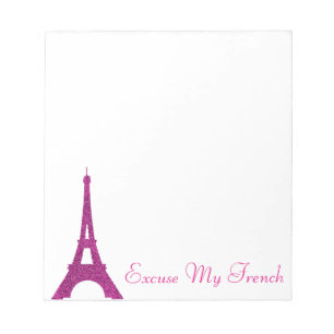 Entschuldigen Sie mein Französisch Notizblock