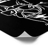 Entschuldigen Sie meinen französischen Bulldog Poster (Ecke)