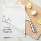 Entschuldigen Sie mess-Ich musste mein Inneres ent Geschirrtuch (Viertel Falte)