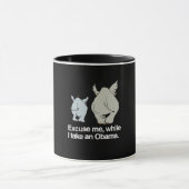 Entschuldigen Sie mich, während ich einen Obama - Tasse (Zentrum)