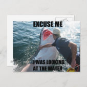 Entschuldigen Sie, Shark! Postkarte (Vorne/Hinten)