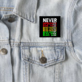 Entschuldigen Sie sich nie für Ihr Blackness Button (Beispiel)