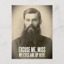 Entschuldigen Sie, vermissen! Meine Augen sind hie Postkarte