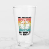 Entschuldigen Sie, was ich beim Andocken des Boat  Glas (Vorderseite)