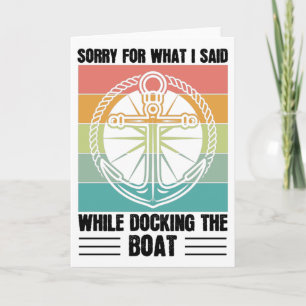 Entschuldigen Sie, was ich beim Andocken des Boat Karte