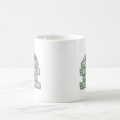 Entschuldigen Sie, was ich sagte Funny Green Mount Kaffeetasse (Mittel)