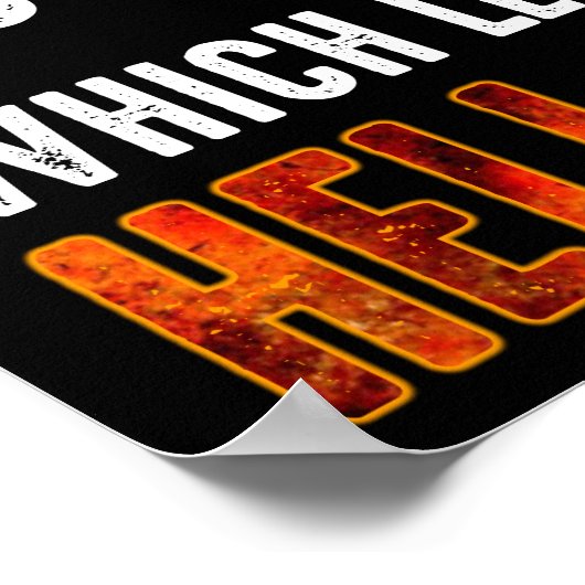 Entschuldigen Sie, welche Hölle ist das? Poster (Ecke)