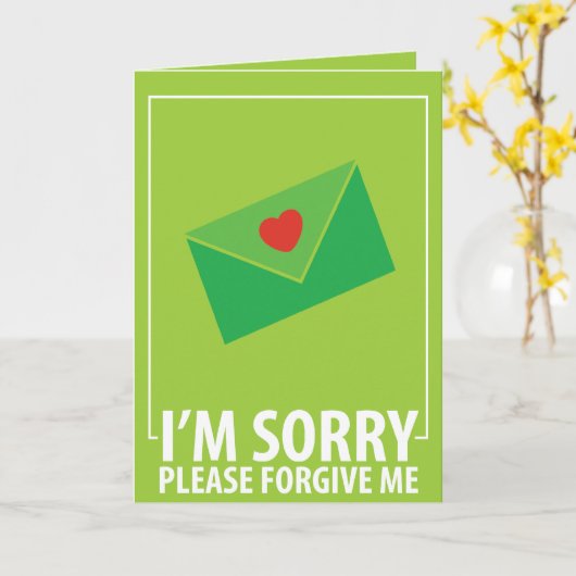 Entschuldigung, aber ich schwanger karte (Gelbe Blume)