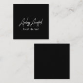 Entschuldigung akzeptierte Vertrauen verweigert Mitteilungskarte (Vorne/Hinten)