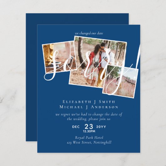 ENTSCHULDIGUNG! Änderung des FOTOS der Hochzeitver (Vorne/Hinten)