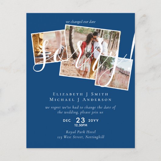 ENTSCHULDIGUNG! Änderung des FOTOS der Hochzeitver (Vorderseite)