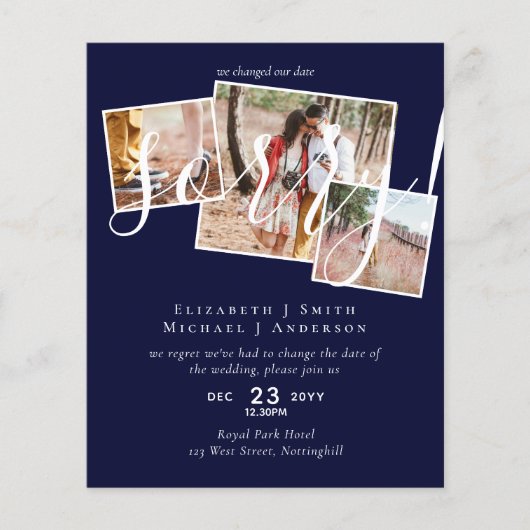 ENTSCHULDIGUNG! Änderung des FOTOS der Hochzeitver (Vorderseite)