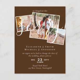 ENTSCHULDIGUNG! Änderung des FOTOS der Hochzeitver Postkarte