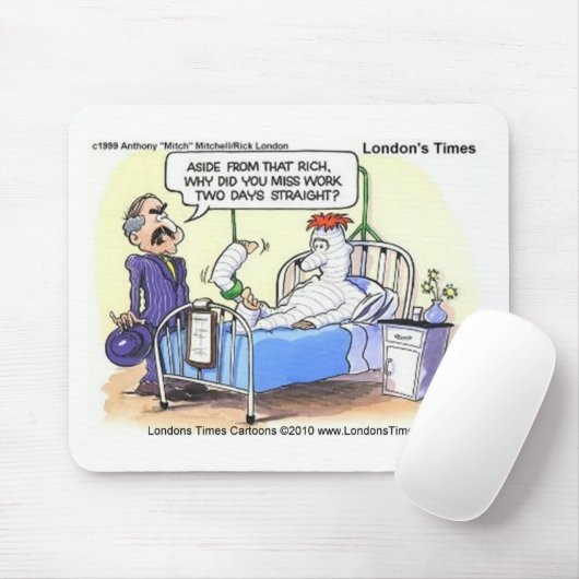 Entschuldigung, Arbeit lustige T-Shirts Karten und Mousepad (Mit Mouse)