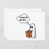 Entschuldigung, Boo Postkarte (Vorne/Hinten)