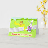 Entschuldigung, dass du gehst karte (Gelbe Blume)