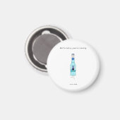 Entschuldigung, dass du Geschenkmagnet verlässt, d Magnet (Vorderseite/Rückseite)