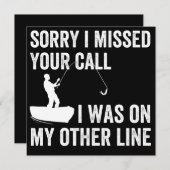 Entschuldigung, dass ich IHREN Anruf verpasst habe Save The Date (Vorne/Hinten)