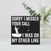 Entschuldigung, dass ich IHREN Anruf verpasst habe Save The Date (Stehend Vorderseite)