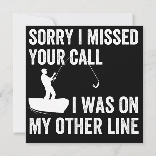 Entschuldigung, dass ich IHREN Anruf verpasst habe Save The Date (Vorderseite)