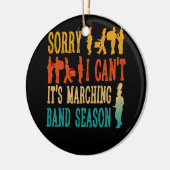 Entschuldigung, dass ich seine Marching Band Seaso Keramik Ornament (Links)