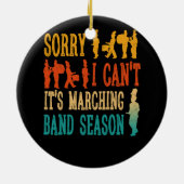Entschuldigung, dass ich seine Marching Band Seaso Keramik Ornament (Hinten)