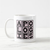 Entschuldigung, es tut mir leid kaffeetasse (Links)