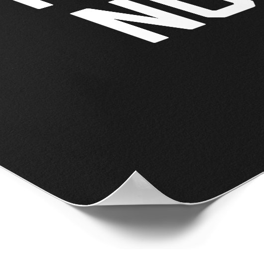 Entschuldigung für das späte Zitat Poster (Ecke)