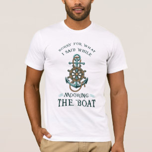 Entschuldigung für das, was ich beim Festmachen de T-Shirt