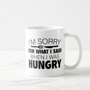 Entschuldigung für das, was ich gesagt habe kaffeetasse