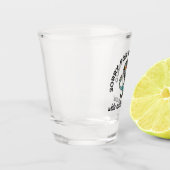 Entschuldigung für das, was ich sagte Funny Boatin Schnapsglas (Links)