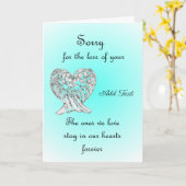 Entschuldigung für den Verlust Karte (Gelbe Blume)