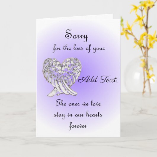 Entschuldigung für den Verlust Karte (Gelbe Blume)