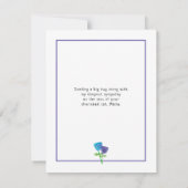 Entschuldigung für den Verlust von Beileid für Hau Karte (Rückseite)