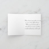 Entschuldigung für Ihre Sympathiekarte Karte (Innenseite)