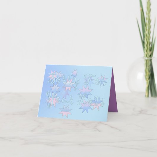 Entschuldigung für Ihren Verlust Karte (Vorderseite)