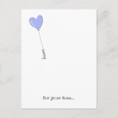 Entschuldigung für Ihren Verlust - Sweet Lilac Bal Postkarte (Vorderseite)