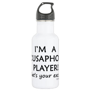 Entschuldigung für Sousaphone Player Trinkflasche