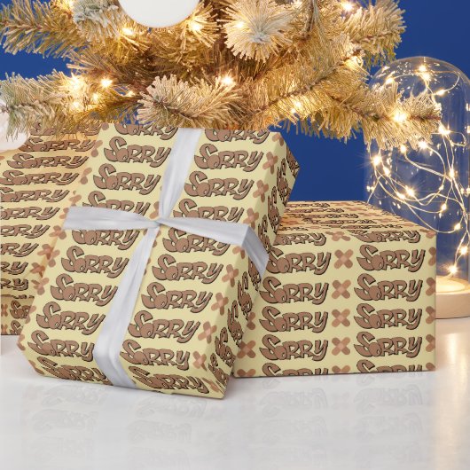 Entschuldigung Geschenkverpackungspapier Geschenkpapier (Feiertage)