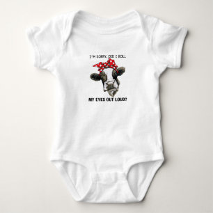 Entschuldigung, habe ich meine Augen laut verdreht Baby Strampler