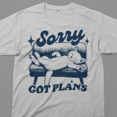 Entschuldigung, habe Pläne Tri-Blend Shirt